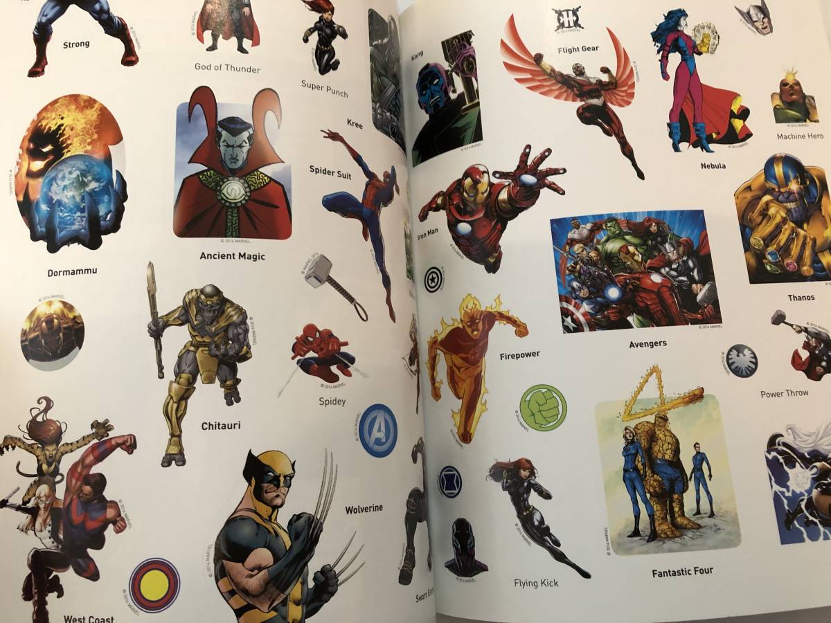 即決　洋書　Marvel Villains Beware Ultimate Sticker Book　マーベルアルティメットステッカーブック_画像2