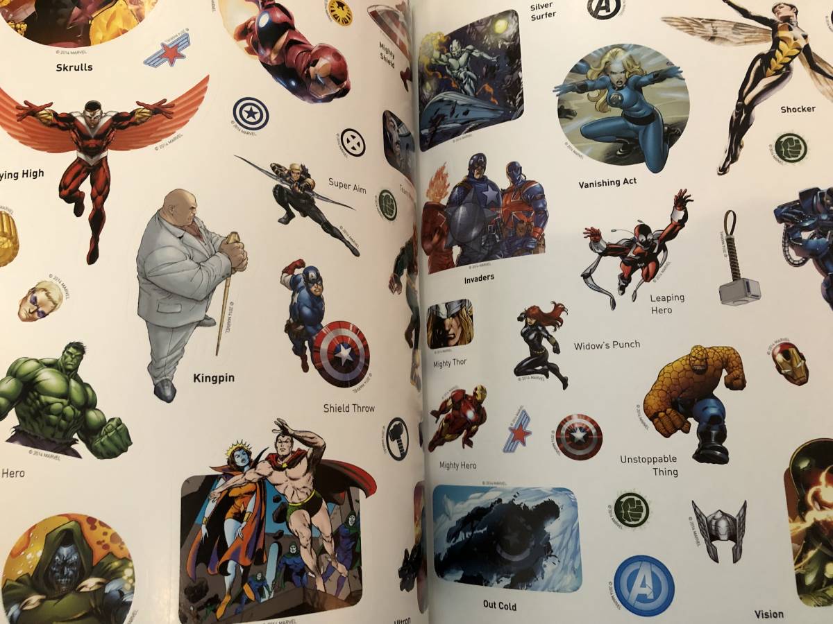 即決　洋書　Marvel Villains Beware Ultimate Sticker Book　マーベルアルティメットステッカーブック_画像3