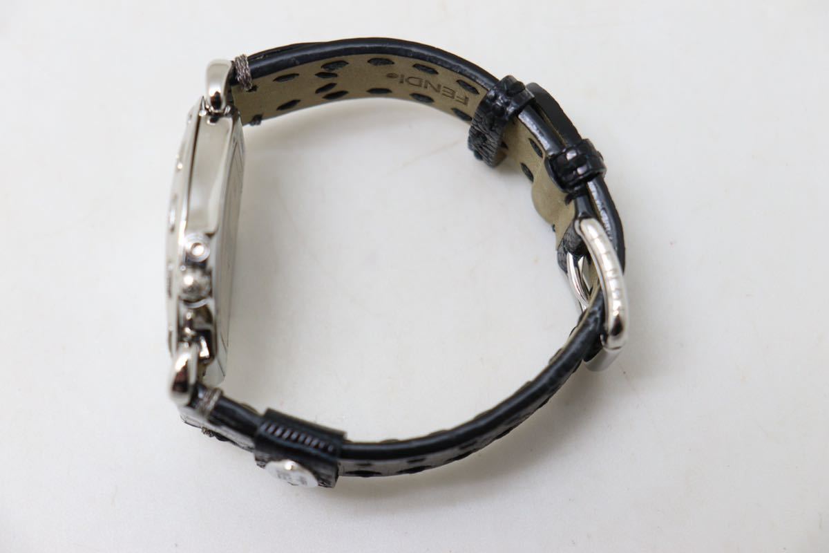フェンディ/FENDI/セレリア/SELLERIA/001-8400M-442/スクエア/ダイヤベゼル/スモセコ/レディース/クォーツ 5