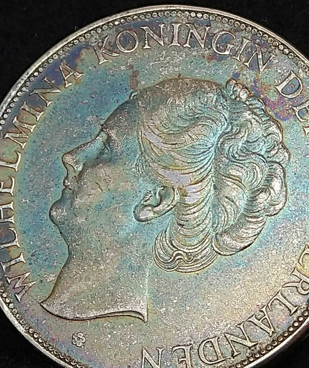 オランダ銀貨　１９３０年　２．５グルデン　/　２５．０１ｇ_画像1