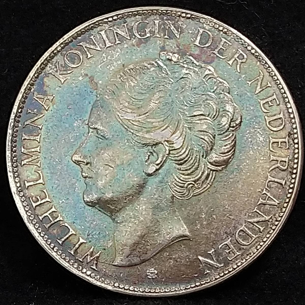 オランダ銀貨　１９３０年　２．５グルデン　/　２５．０１ｇ_画像3