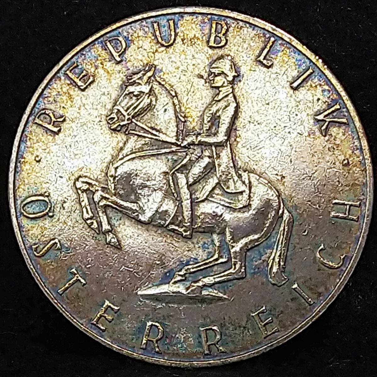 オーストリア銀貨　１９６０年　５シリング　/　５．１８ｇ_画像3