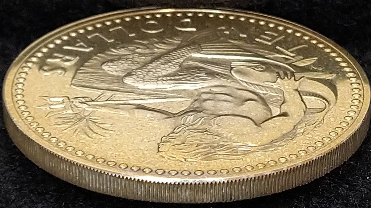 バルバドス銀貨 １９７４年 １０ドル / ３８．０８ｇの画像8