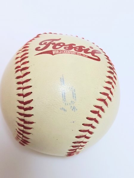  rare rare * hardball ball *[ Fossil /FOSSIL] wristwatch Novelty brand baseball ball ball 1954 NewYorkGiants WorldChampions