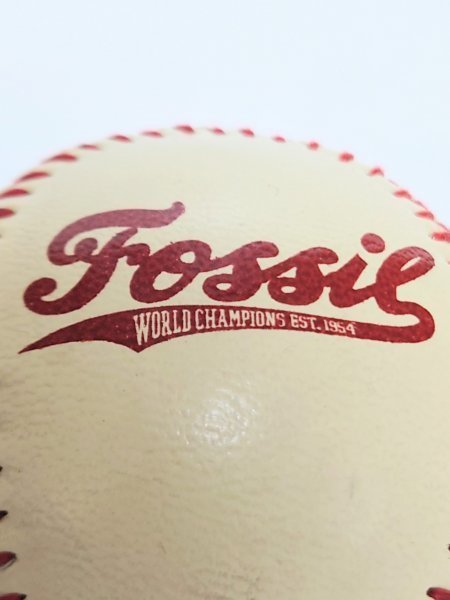  rare rare * hardball ball *[ Fossil /FOSSIL] wristwatch Novelty brand baseball ball ball 1954 NewYorkGiants WorldChampions