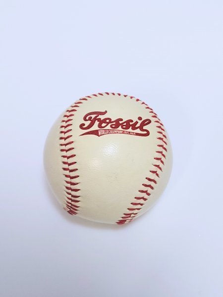  rare rare * hardball ball *[ Fossil /FOSSIL] wristwatch Novelty brand baseball ball ball 1954 NewYorkGiants WorldChampions