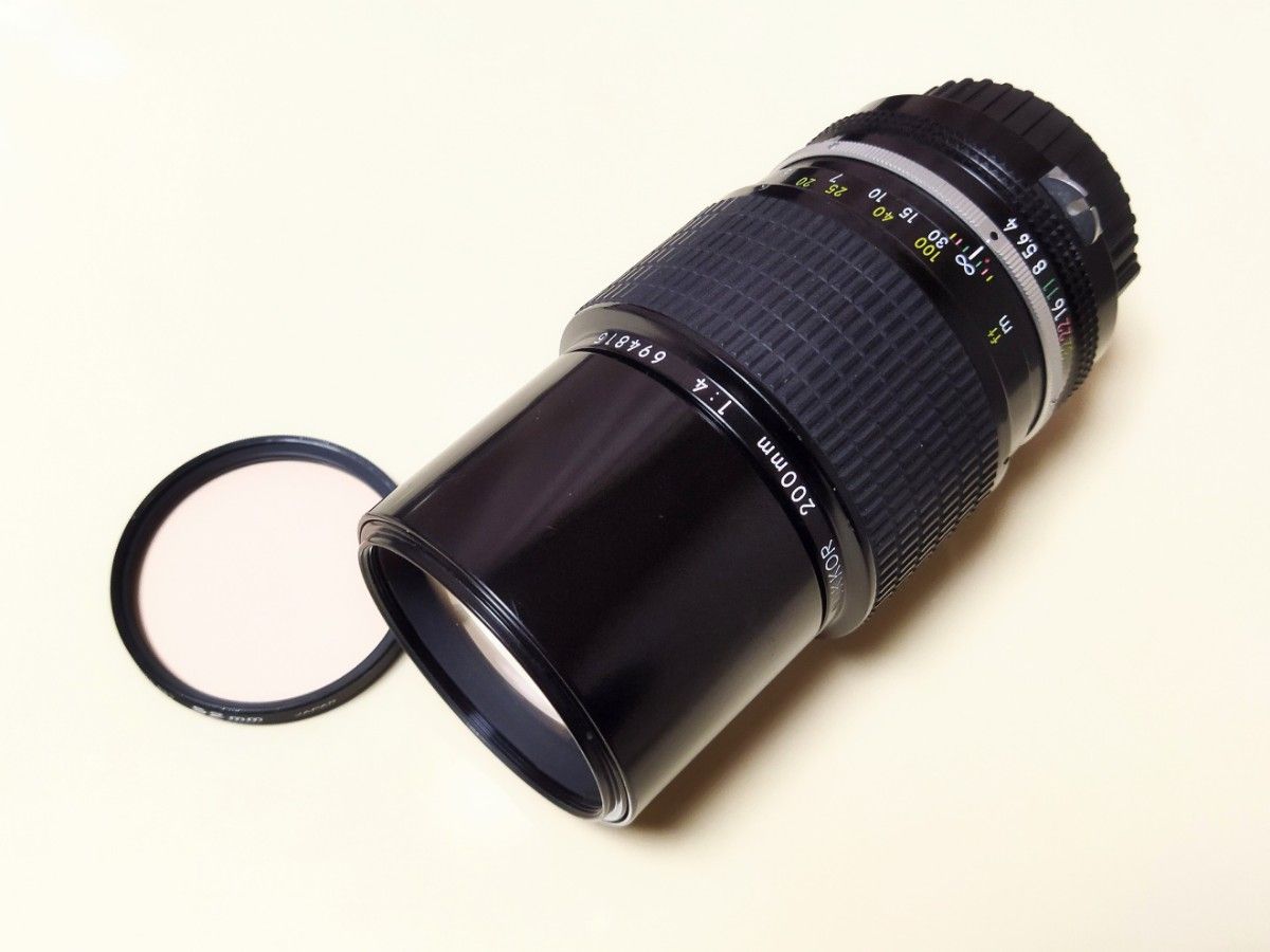 フルオーダー NIKKOR 200mm f4 非Ai - レンズ(単焦点)