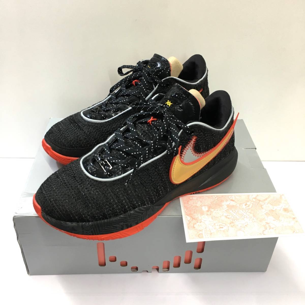 KZ972★NIKE : LEBRON XX EP DJ5422-001★27★黒/赤 レブロン20 ナイキ_画像1