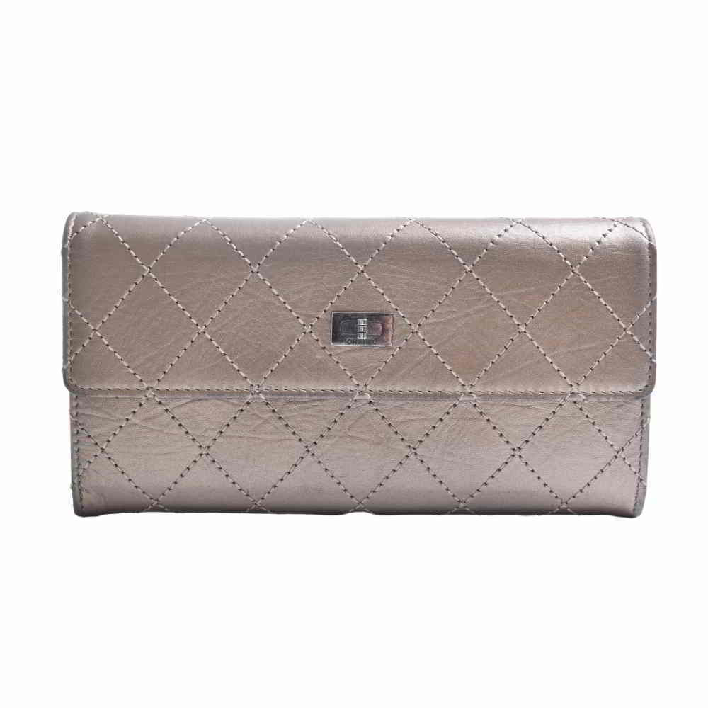 直販卸値 CHANEL シャネル ビコローレ 長財布 ゴールド レディース www