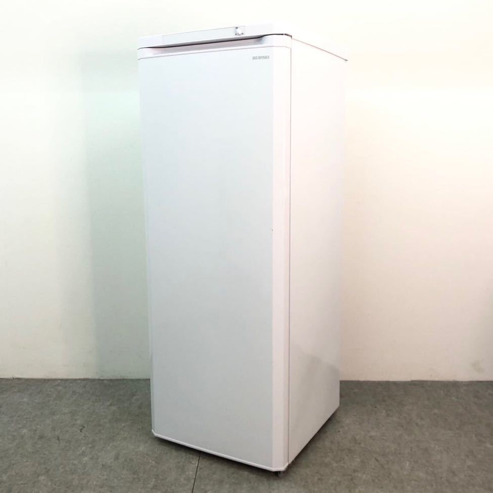 □IRIS OHVAMA アイリスオーヤマ ノンフロン冷凍庫 2021年製 1ドア 175L IUSD-18A-W ホワイト 7段 引き出し 動作確認済み □23010802_画像1