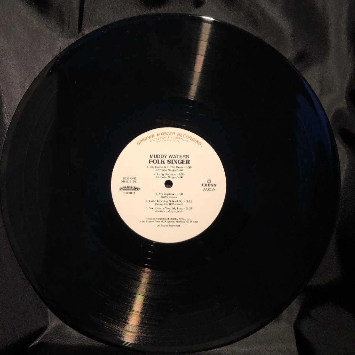 Muddy Waters / Folk Singer LP Mobile Fidelity Sound Lab_画像5
