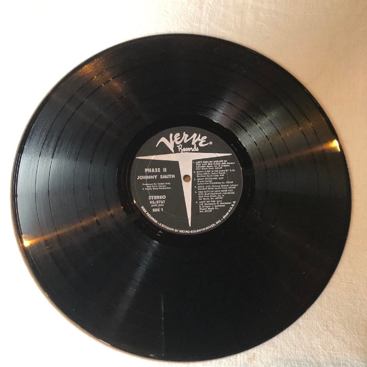 Johnny Smith / Phase II LP Verve Records_画像4