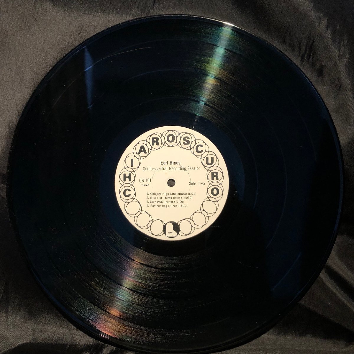 Earl Hines / Quintessential Recording Session LP Chiaroscuro Records_画像6