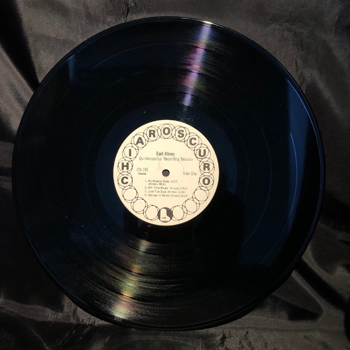 Earl Hines / Quintessential Recording Session LP Chiaroscuro Records_画像4