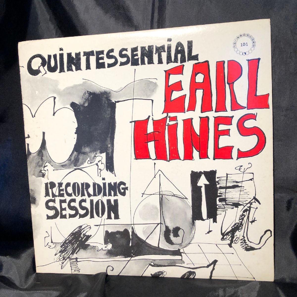 Earl Hines / Quintessential Recording Session LP Chiaroscuro Records_画像1