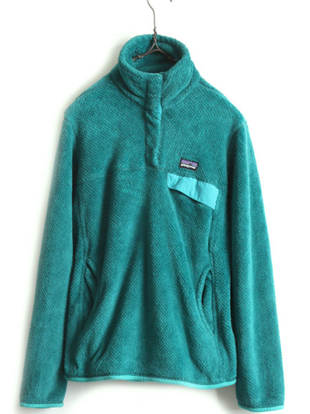 13年製 ■ パタゴニア リツール スナップT プルオーバー ジャケット ( レディース M ) 古着 Patagonia フリース ブルゾン ボア アウトドア_画像1