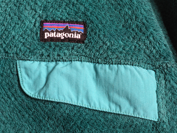 13年製 ■ パタゴニア リツール スナップT プルオーバー ジャケット ( レディース M ) 古着 Patagonia フリース ブルゾン ボア アウトドア_画像4