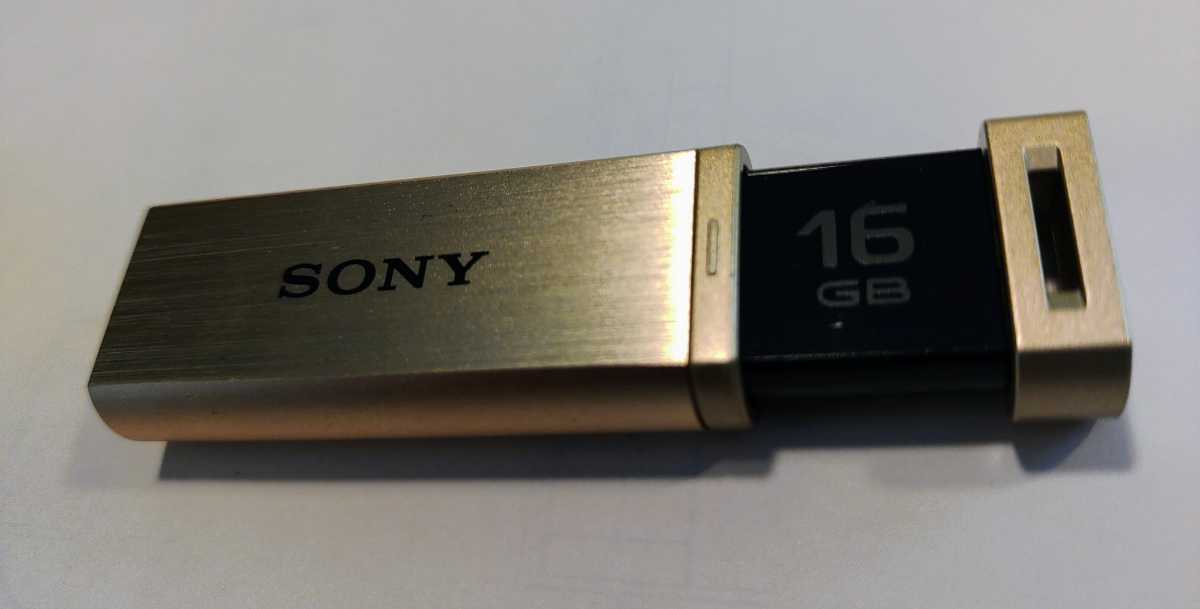 新品未使用 3個セット USM16GQX N SONY ノックスライド方式 USB