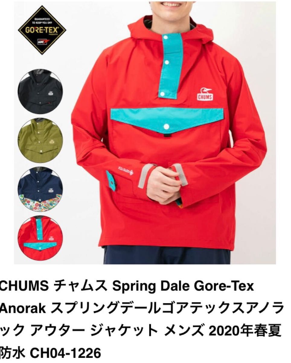 CHUMS チャムス  spring Dale Gore-Tex Jacket