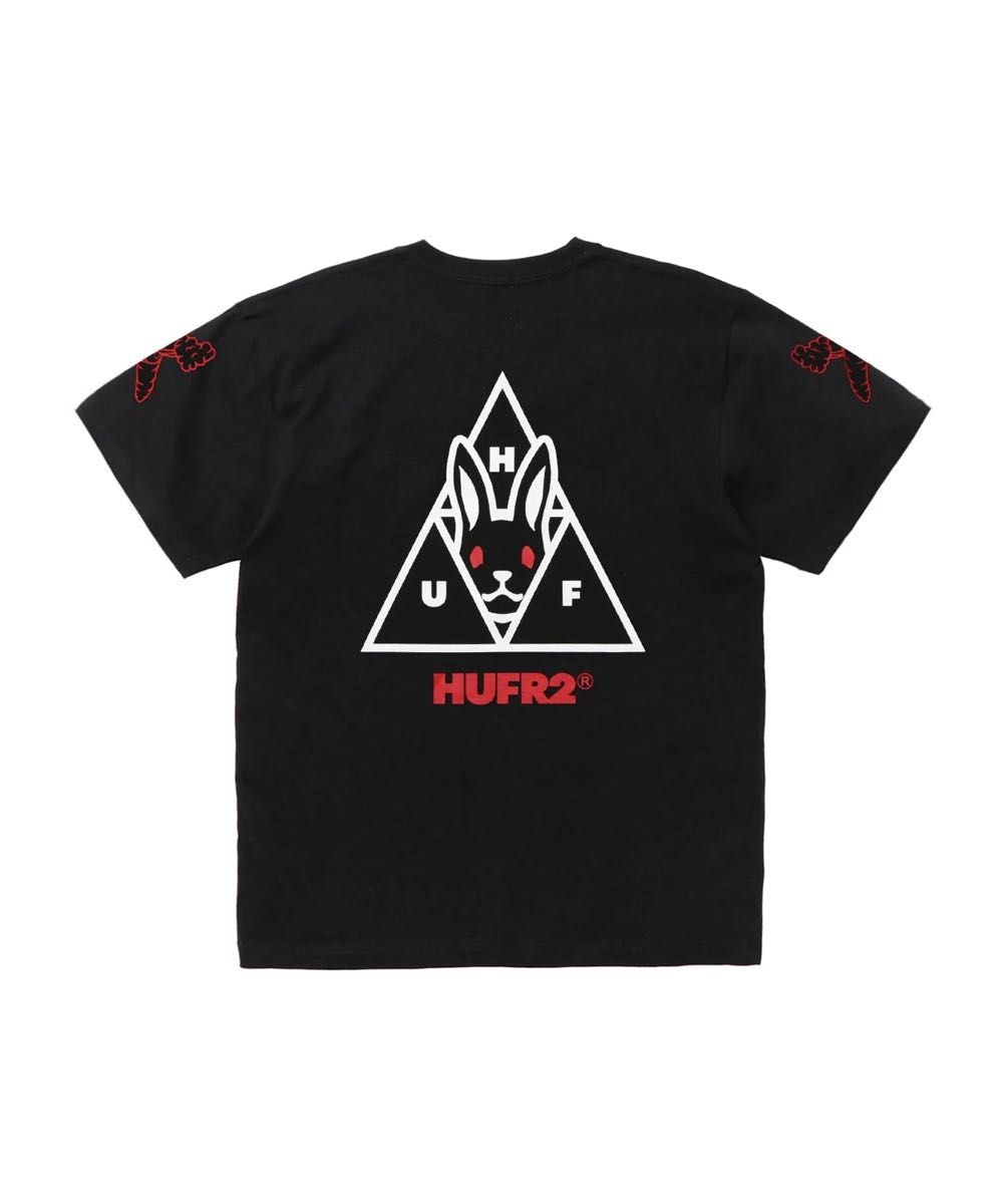 HUF collaboration with #FR2 T-shirt 黒L｜PayPayフリマ