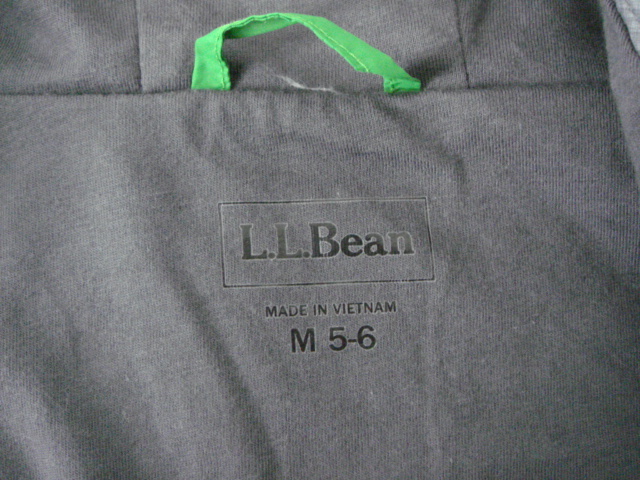 ☆L.L.Beanのマウンテンパーカー M5-6 キッズサイズ グリーン×グレー☆_画像6
