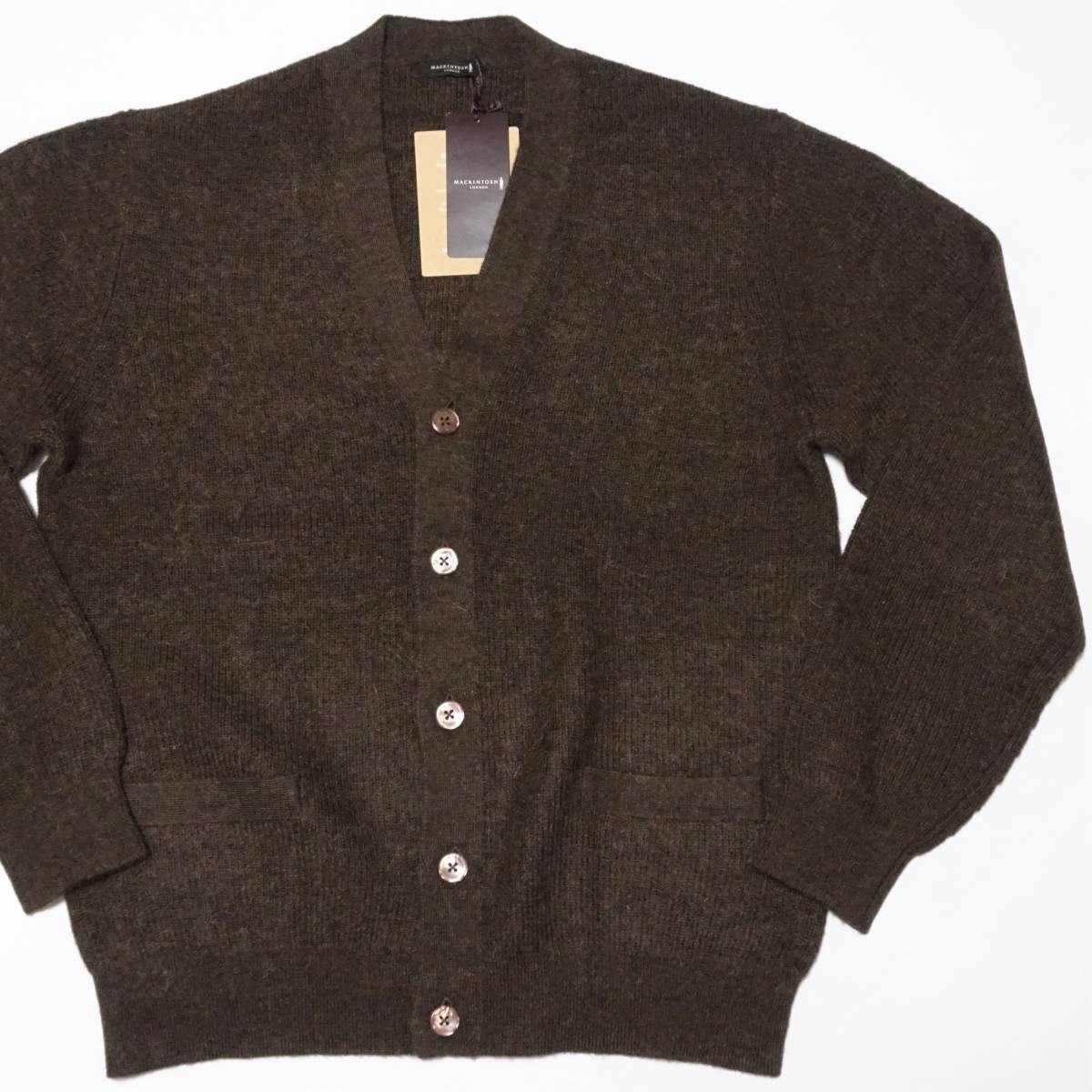 超新作】 ◇MACKINTOSH ベビーアルパカニットカーディガン【L】4.7万