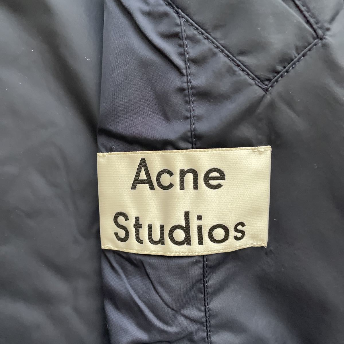 中古　アクネステュディオス　トニー　コーチジャケット　中綿あり　ネイビー　サイズ　46 ACNE STUDIOS TONY JACKET_画像4