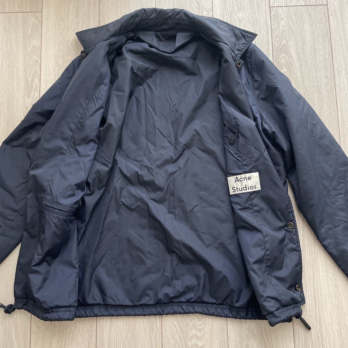 中古　アクネステュディオス　トニー　コーチジャケット　中綿あり　ネイビー　サイズ　46 ACNE STUDIOS TONY JACKET_画像3