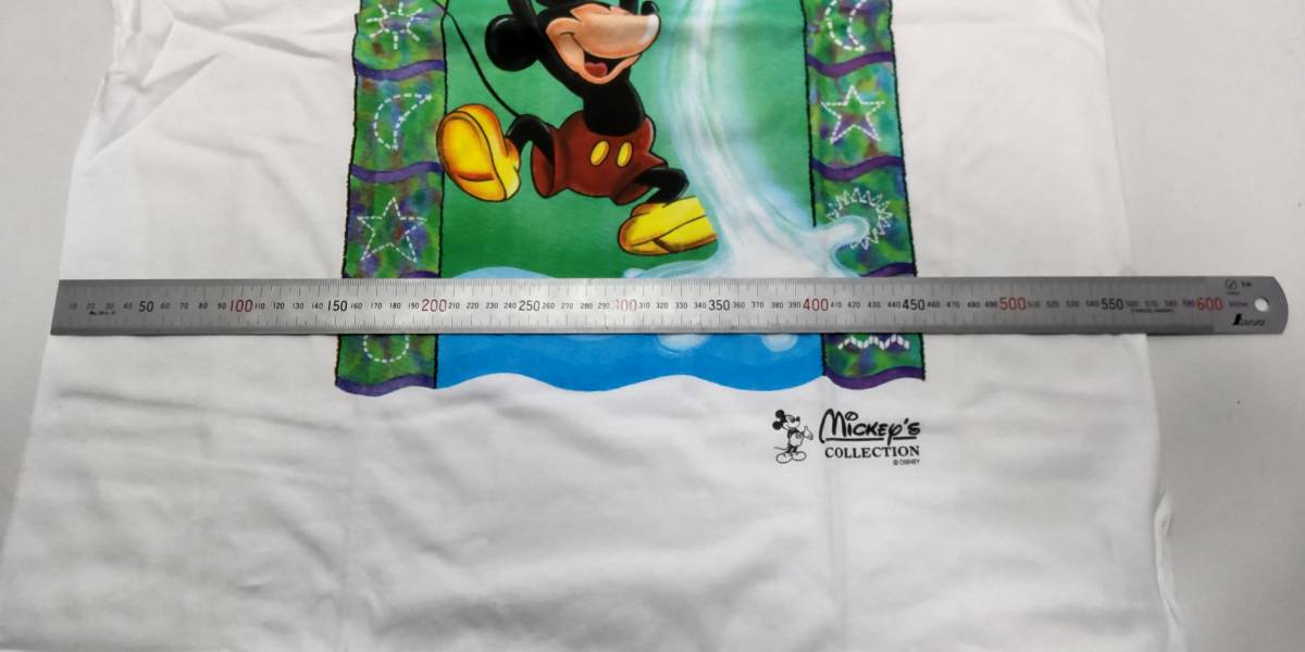 「ミッキーマウス 半袖Tシャツ L/XL Mickey's COLLECTIONS DISNEY 白色系」未使用【送料無料】「おかあさんのお針箱」00200409_画像5