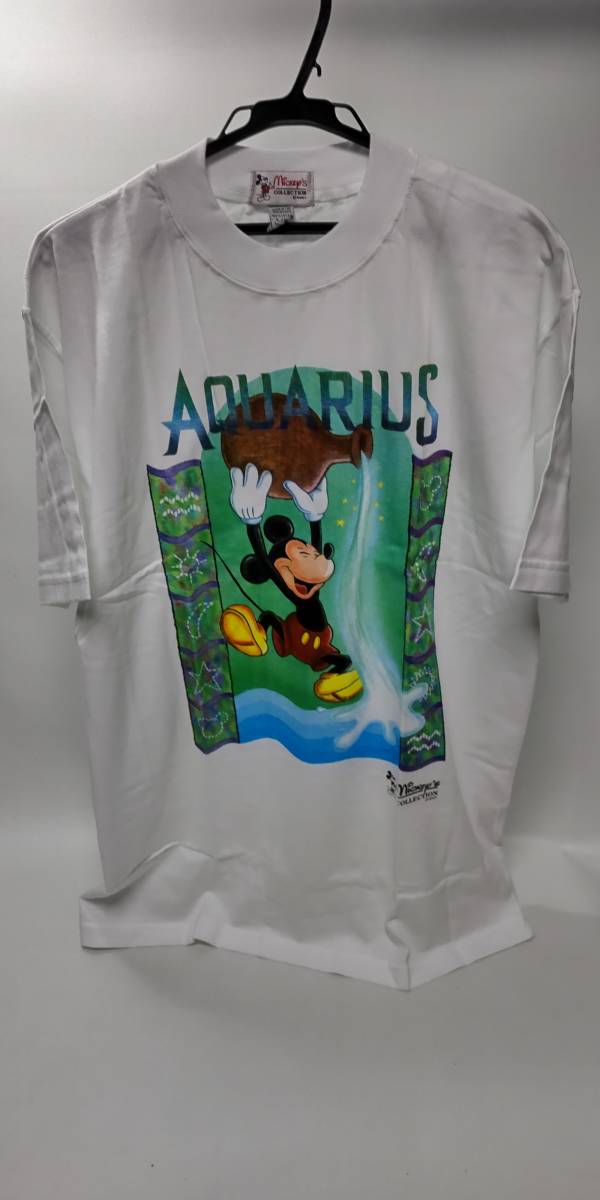 「ミッキーマウス 半袖Tシャツ L/XL Mickey's COLLECTIONS DISNEY 白色系」未使用【送料無料】「おかあさんのお針箱」00200409_画像1