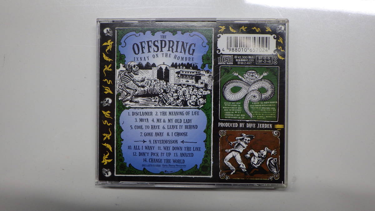 THE OFFSPRING オフスプリング IXNAY ON THE HOMBRE　CD_画像3