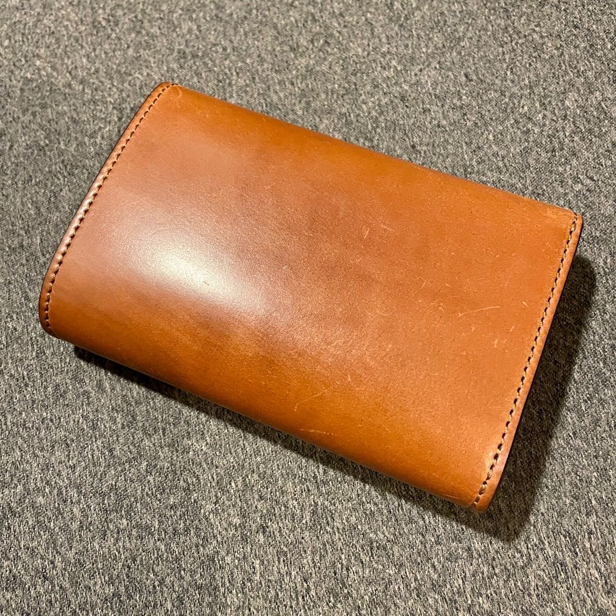 未使用品 別注 ワイルドスワンズ WILDSWANS 三つ折り財布 バーン BYRNE ホーウィンシェルコードバン クロコダイル