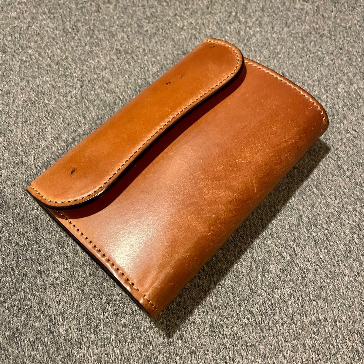 未使用品 別注 ワイルドスワンズ WILDSWANS 三つ折り財布 バーン BYRNE ホーウィンシェルコードバン クロコダイル