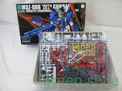 ガンダム　MSZ-006　ゼータガンダム　1/144　HG　バンダイ　未組立　プラモデル　ガンプラ　_画像2