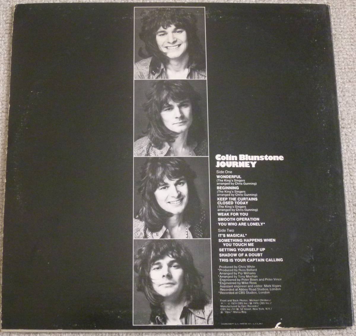 Colin Blunstone『Journey』LP Soft Rock ソフトロック The Zombiesの画像2