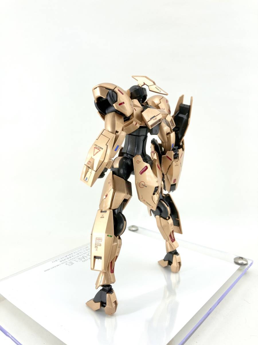 茄子紺 HG 1/144 ミカエリス シャディク 改修 全塗装 完成品 水星の