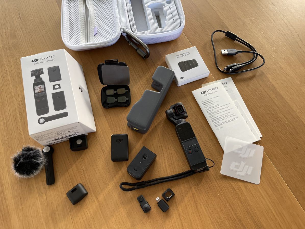 ほぼ未使用/ NDフィルターとケース付き】DJI Pocket 2 Creatorコンボ