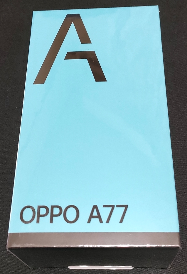 SEAL限定商品 OPPO A77 正規品 ブルー 新品未使用 シムフリー OPPO