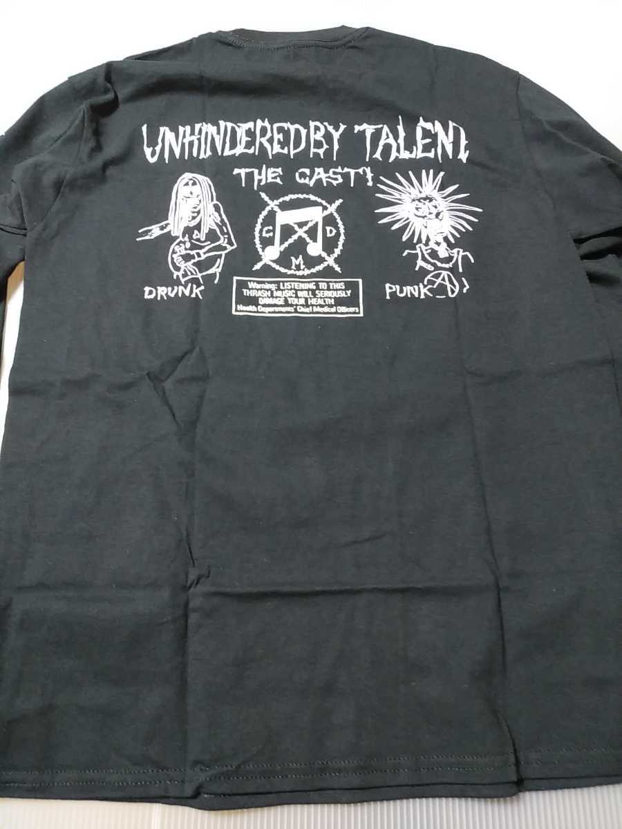 SORE THROAT 長袖 Ｔシャツ unhindered by talent 黒M ロンT / discharge doom shitlickers napalm death carcasss terrorizer_画像6