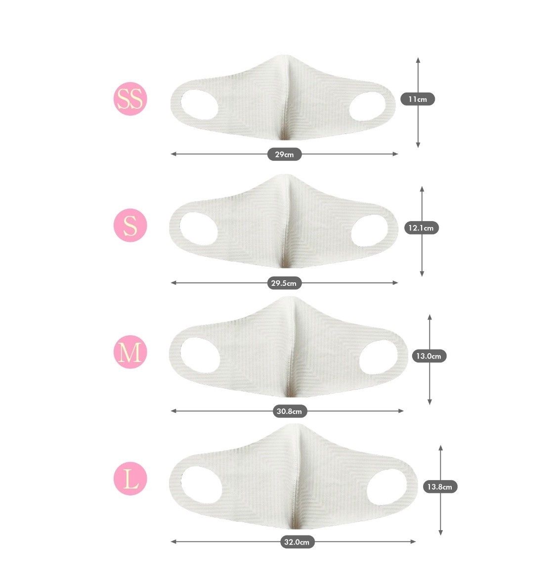 ホワイトLベージュL kuchino マスク美顔 fkip.unmul.ac.id