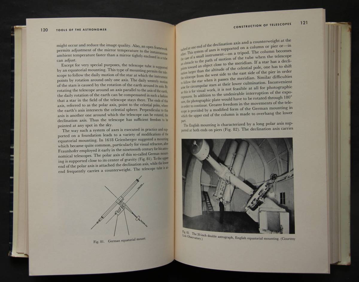 【英文】　TOOLS OF THE ASTRONOMER　天文台　望遠鏡　観測機器　観測システム　光学系　太陽塔　電波望遠鏡　他_ヤケはありません。