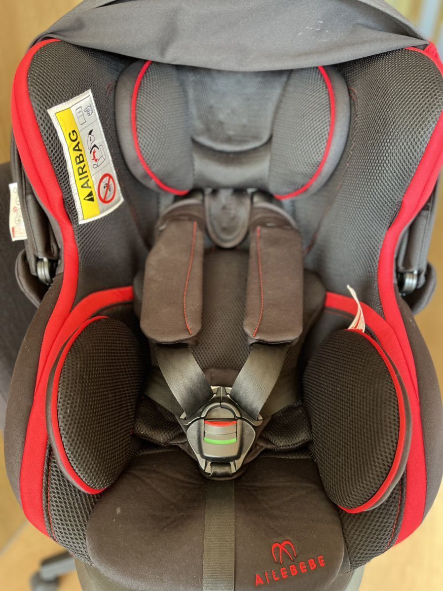 ◎送料無料◎ エールべべ　チャイルドシート　クルット3i グランス isofix 上位モデル☆ シグナルレッド_画像2