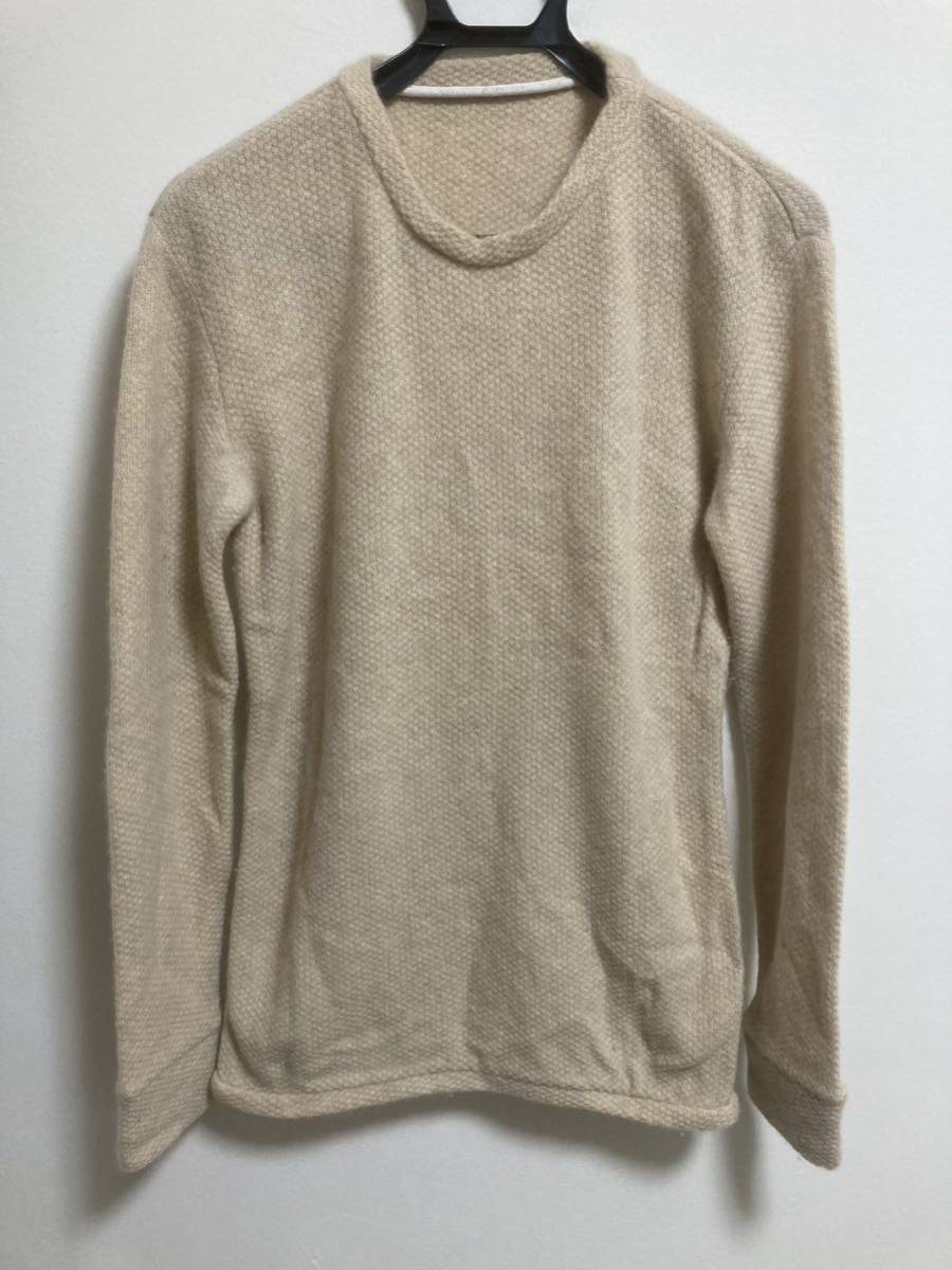 The elder statesman カシミアニット S ベージュ系 セーター ジエルダーステイツマン カシミヤ cashmere