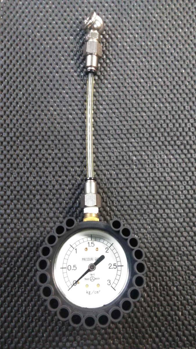 ** old car exclusive use * limitation / original air gauge *0~3kg/cm2 display (300kP)* special order / reverse . pressure meter * rubber cover installation!!* own car maintenance necessities!!**