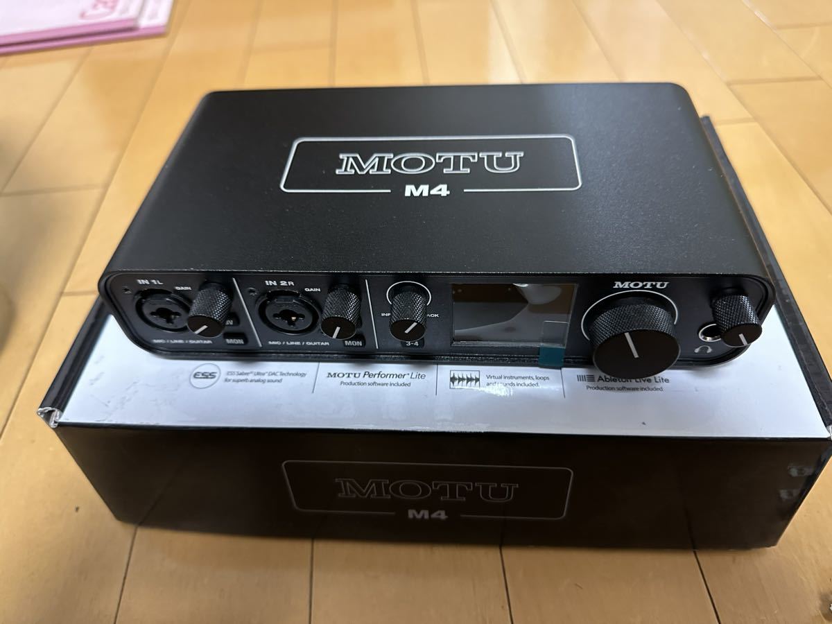 MOTU M4 オーディオインタフェース 美品 プラグイン未使用 | www.nsi