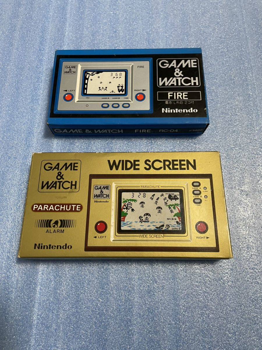 ゲームウォッチ 任天堂 昭和レトロ 当時物 希少品 2個まとめて
