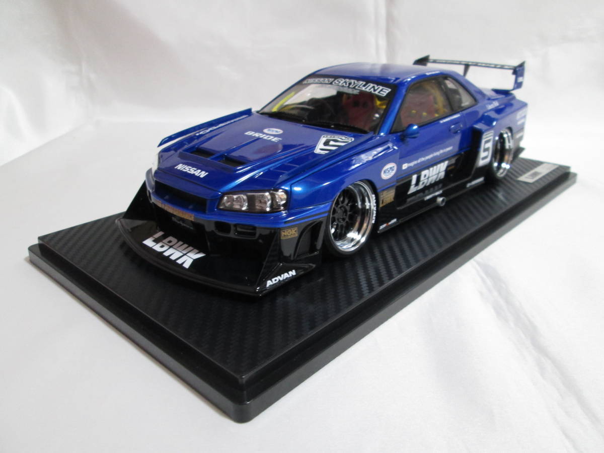 ☆イグニッションモデル 1/18 日産スカイライン スーパーシルエット LB