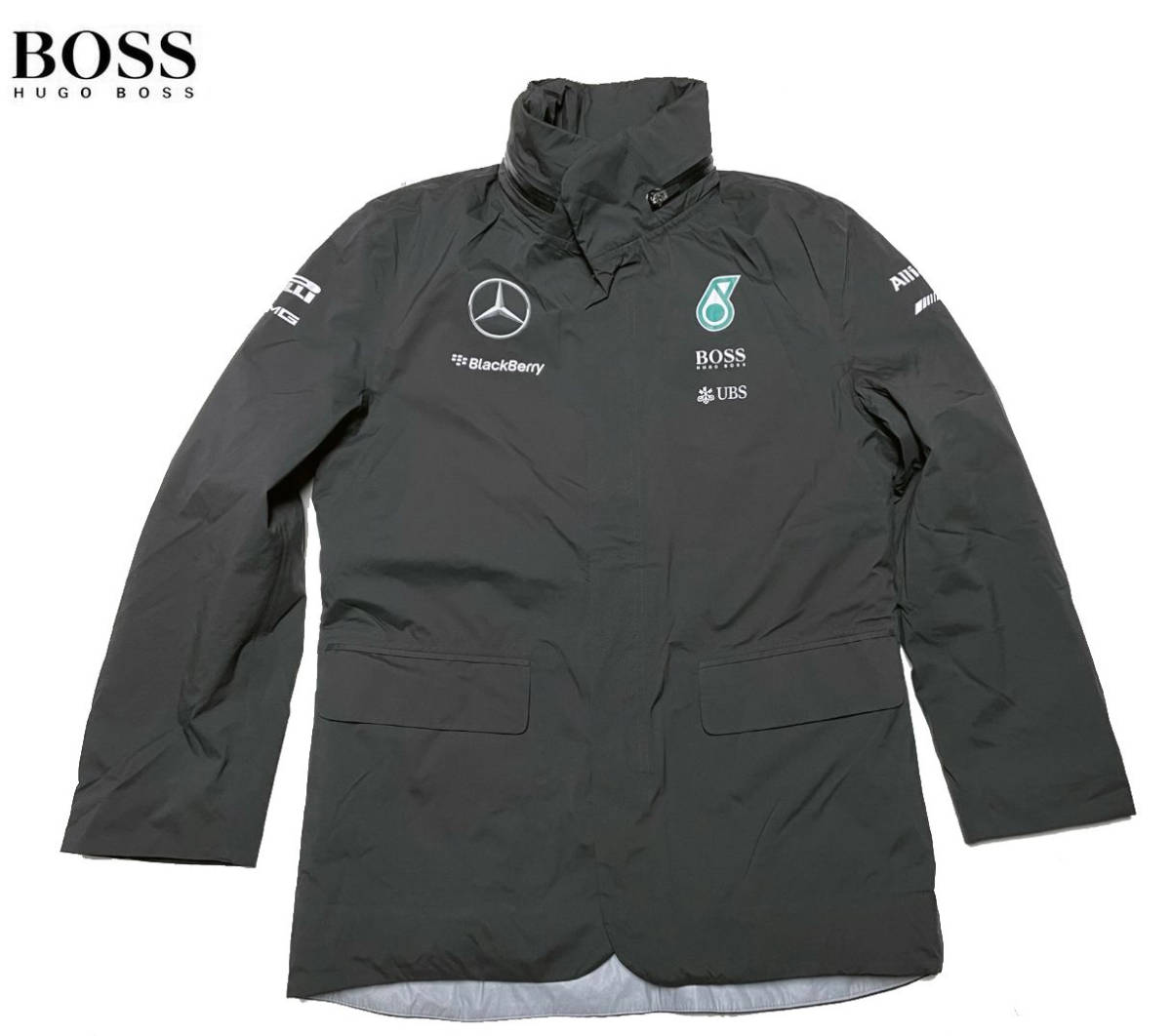 メルセデスAMG 2015支給品　ウインタージャケット　M　　HUGO BOSS　非売品　 ハミルトン　ロズベルグ 　ベンツ　F1