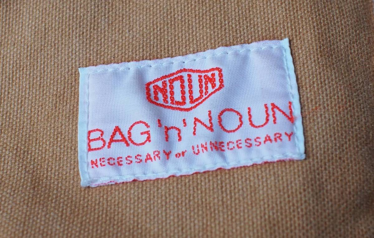 Bag'n'noun バッグンナウン　日本製　リュック　帆布/キャンバス　ショルダーバッグ　ブラウン・茶_画像2