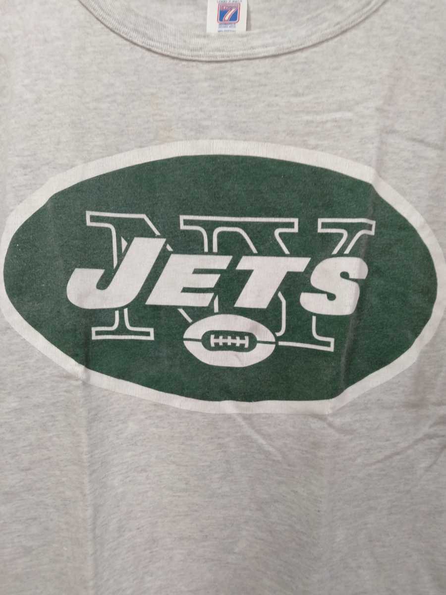 ニューヨーク ジェッツ　古着Tシャツ　\　LOGO7ボディー　NFL オールドTシャツ　80s90s NY JETS アメカジ_画像2